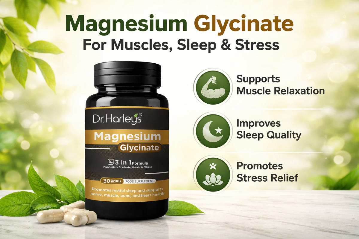 Magnesium Glycinate for Muscles & Sleep