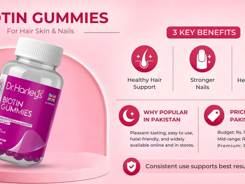 Biotin Gummies in Pakistan: Price, Benefits & Buying Guide