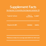 Vitamin D3 Gummies — Buy 1, Get 2nd at 50% Off