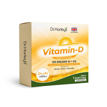 Vitamin D3 200,000 IU + K2 Softgel