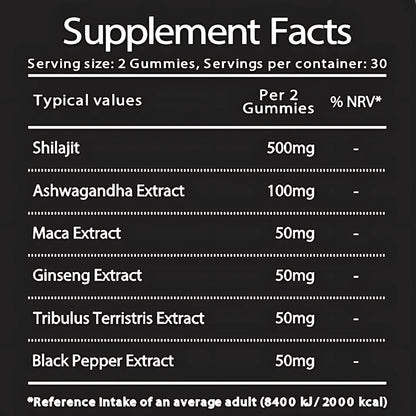 Shilajit supplements